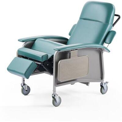 VEVOR Medizinischer Liegestuhl, Geri-Stuhl mit 4 Positionen, Patientenstuhl mit 4 Rädern, weich gepolstertem Sitz und 2 Tabletts für Krankenhaus, Pflegeheim, geriatrische häusliche Pflege VEVOR Medizinischer Liegestuhl, Geri-Stuhl mit 4 Positionen, Patientenstuhl mit 4 Rädern, weich gepolstertem Sitz und 2 Tabletts für Krankenhaus, Pflegeheim, geriatrische häusliche Pflege