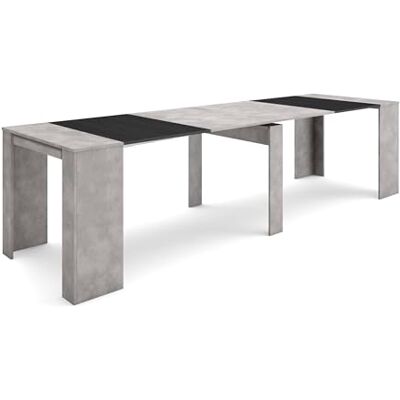 Skraut Home Mesa Consola Extensible 14 Sitze Cement Tisch Skraut Home Mesa Consola Extensible 14 Sitze Cement Tisch