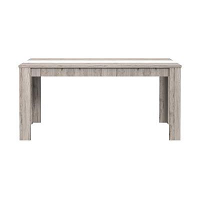 Forte Dining Tables Esstisch, Holzwerkstoff, Betonoptik Lichtgrau, 90 x 160 x 74,7 cm Forte Dining Tables Esstisch, Holzwerkstoff, Betonoptik Lichtgrau, 90 x 160 x 74,7 cm