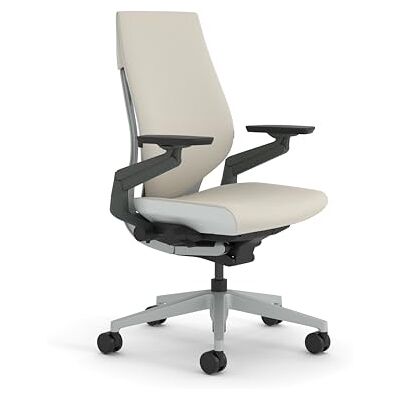 Steelcase Gesture Ergonomischer Bürostuhl mit 360° Armlehnen und 3D-Live Back Lumbalstütze Beige, 66 x 62.5 x 104 Steelcase Gesture Ergonomischer Bürostuhl mit 360° Armlehnen und 3D-Live Back Lumbalstütze Beige, 66 x 62.5 x 104