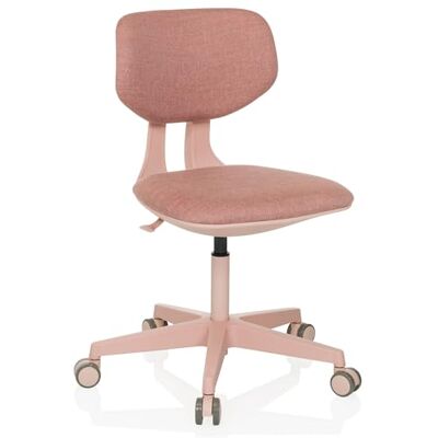 hjh OFFICE Kinderdrehstuhl mit höhenverstellbarer Rückenlehne Kid Colore Mitwachsender Schreibtischstuhl für Kinder von 6-12 Jahre, Rosa hjh OFFICE Kinderdrehstuhl mit höhenverstellbarer Rückenlehne Kid Colore Mitwachsender Schreibtischstuhl für Kinder von 6-12 Jahre, Rosa