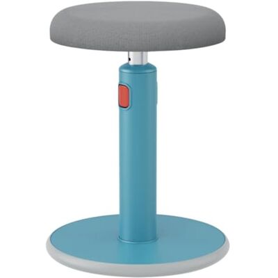 Leitz Active Sitz-Steh-Hocker, Ergonomischer höhenverstellbarer Wipphocker für 46 cm bis 79 cm Höhe, Runder Bürodrehstuhl/-hocker, Ergo Cosy Serie, blau, 65180061 Leitz Active Sitz-Steh-Hocker, Ergonomischer höhenverstellbarer Wipphocker für 46 cm bis 79 cm Höhe, Runder Bürodrehstuhl/-hocker, Ergo Cosy Serie, blau, 65180061