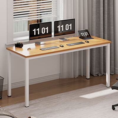 SogesHome Computertisch PC Schreibtisch 120 x 60 x 75 cm Büro Workstation für Home Office Verwenden Schreibtisch, Esstisch Konferenztisch, AC3BW-120-SH SogesHome Computertisch PC Schreibtisch 120 x 60 x 75 cm Büro Workstation für Home Office Verwenden Schreibtisch, Esstisch Konferenztisch, AC3BW-120-SH
