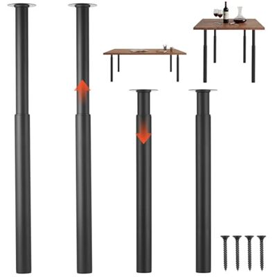 VEVOR Tischbeine 4er-Set, Möbelfüße 71–110 cm Höhenverstellbar, Tischfüße Max. 544 kg, Teleskopbein aus Kohlenstoffstahl, für Schreibtische, Couchtische, Esstische, Werkbänke, Rund VEVOR Tischbeine 4er-Set, Möbelfüße 71–110 cm Höhenverstellbar, Tischfüße Max. 544 kg, Teleskopbein aus Kohlenstoffstahl, für Schreibtische, Couchtische, Esstische, Werkbänke, Rund