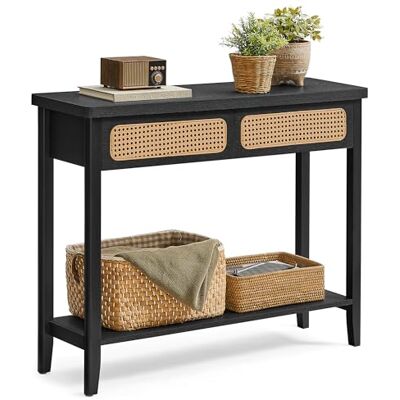 VASAGLE LNT016B21 - Nero Cenere - 2-drawer Konsoletisch VASAGLE LNT016B21 - Nero Cenere - 2-drawer Konsoletisch