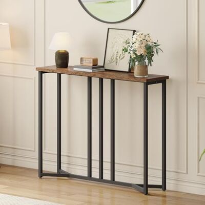 YITAHOME Konsolentisch, 80CM Flurtisch Schmal, Schwarz und Braun YITAHOME Konsolentisch, 80CM Flurtisch Schmal, Schwarz und Braun