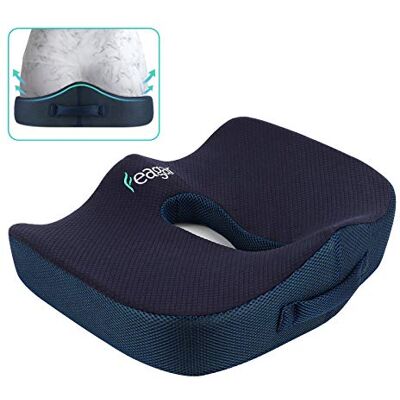 Feagar Sitzkissen, Ergonomisches Sitzkissen Stuhl, Orthopädisches Sitzkissen Auto, Steißbeinkissen Autositzkissen aus Memory Foam für Bürostuhl Auto Sessel, Blau Feagar Sitzkissen, Ergonomisches Sitzkissen Stuhl, Orthopädisches Sitzkissen Auto, Steißbeinkissen Autositzkissen aus Memory Foam für Bürostuhl Auto Sessel, Blau