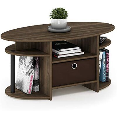 Furinno Jaya Einfache Oval Couchtisch - Couchtisch Furinno Jaya Einfache Oval Couchtisch - Couchtisch