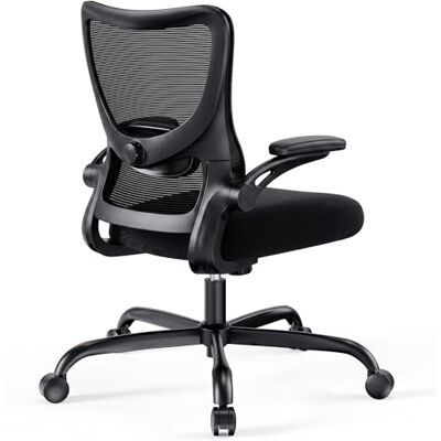 Marsail Bürostuhl Ergonomisch, Schreibtischstuhl mit 3D PU Armlehnen und Verstellbarer Lendenwirbelstütze, Drehstuhl Höhenverstellung und Wippfunktion, Chefsessel aus Mesh, Bis 136kg/300LBS Marsail Bürostuhl Ergonomisch, Schreibtischstuhl mit 3D PU Armlehnen und Verstellbarer Lendenwirbelstütze, Drehstuhl Höhenverstellung und Wippfunktion, Chefsessel aus Mesh, Bis 136kg/300LBS