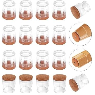 elzle Stuhlbeinkappen 18 Stück, Silikon Stuhlbeinschoner Rund Mit Filzpolstern, Silicone Chair Leg Protectors Stühle für Verschleißfeste Stuhlbeinschoner im Boden,geringeres Rauschen, Schwarz (Fit 13-23mm) elzle Stuhlbeinkappen 18 Stück, Silikon Stuhlbeinschoner Rund Mit Filzpolstern, Silicone Chair Leg Protectors Stühle für Verschleißfeste Stuhlbeinschoner im Boden,geringeres Rauschen, Schwarz (Fit 13-23mm)