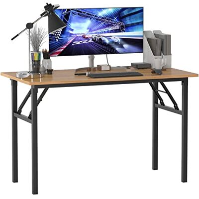 SogesHome Klapptisch Computertisch 120 x 60 x 75 cm PC Tisch Schreibtisch Bürotisch Büroarbeitsplatz für Home Office Verwendung Schreibtisch Esstisch Konferenztisch SogesHome Klapptisch Computertisch 120 x 60 x 75 cm PC Tisch Schreibtisch Bürotisch Büroarbeitsplatz für Home Office Verwendung Schreibtisch Esstisch Konferenztisch