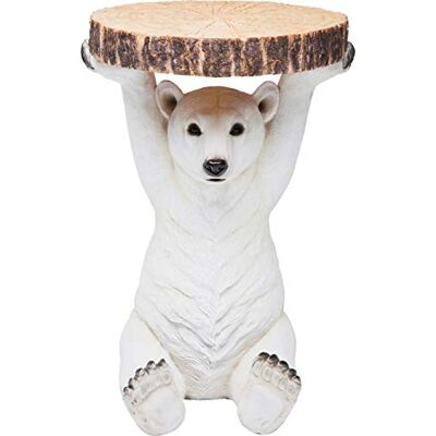 Kare Design Beistelltisch Animal Polarbär, Weiß/Braun, Rund, 37cm Durchmesser, 20kg Belastbarkeit, Nachttisch, Couchtisch, Schlafzimmer, Eisbär Motiv, 53x37x37cm (H/B/T) Kare Design Beistelltisch Animal Polarbär, Weiß/Braun, Rund, 37cm Durchmesser, 20kg Belastbarkeit, Nachttisch, Couchtisch, Schlafzimmer, Eisbär Motiv, 53x37x37cm (H/B/T)
