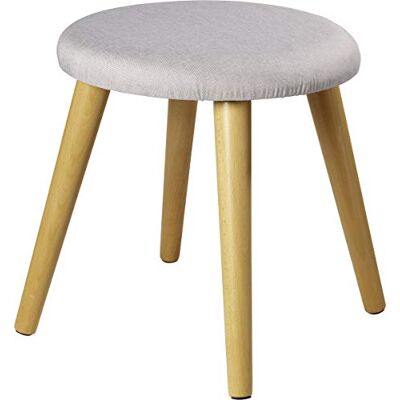ECHTWERK Skandi Gepolsterter Sitzhocker Stilvolles Design, Bequemer Sitzkomfort, Robust und Leicht, grau, 40 x 40 x 42 cm, bis zu 200 kg belastbar ECHTWERK Skandi Gepolsterter Sitzhocker Stilvolles Design, Bequemer Sitzkomfort, Robust und Leicht, grau, 40 x 40 x 42 cm, bis zu 200 kg belastbar