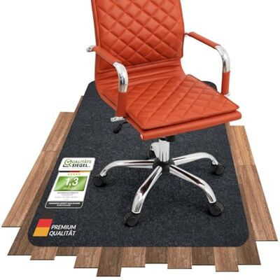 COSYLAND Bodenschutzmatte Bürostuhl 90x120cm – rutschfeste Bürostuhl Unterlage für Hartböden – Leise Schreibtischstuhlmatte, Waschbarer Fußbodenschutz (Grau) COSYLAND Bodenschutzmatte Bürostuhl 90x120cm – rutschfeste Bürostuhl Unterlage für Hartböden – Leise Schreibtischstuhlmatte, Waschbarer Fußbodenschutz (Grau)