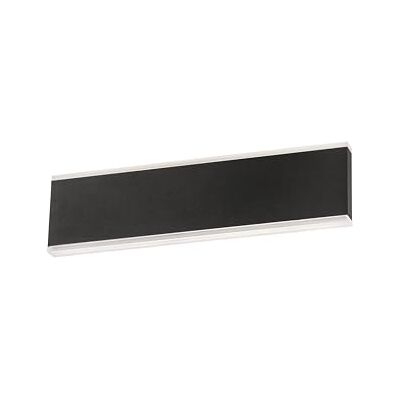 Fischer & Honsel Wandleuchte, Muur sandschwarz L: 30,50 cm, B: 8,00 cm, Ausladung Wand: 5,00 cm mit Schalter 1x LED 8,5 Watt 2700 K 1200 lm EEG: F 30534 Fischer & Honsel Wandleuchte, Muur sandschwarz L: 30,50 cm, B: 8,00 cm, Ausladung Wand: 5,00 cm mit Schalter 1x LED 8,5 Watt 2700 K 1200 lm EEG: F 30534