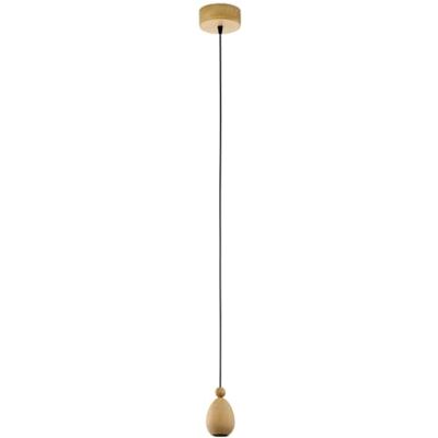 EGLO Hängelampe Yorth, Pendelleuchte Esstisch, Holz in Eiche, E27 Fassung EGLO Hängelampe Yorth, Pendelleuchte Esstisch, Holz in Eiche, E27 Fassung