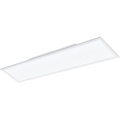 EGLO Access LED Deckenleuchte Salobrena-A, 1 flammige Wandlampe, LED Deckenlampe aus Aluminium und Kunststoff in Weiß, mit Fernbedienung, Farbtemperaturwechsel (warm, neutral, kalt), dimmbar, L 120 cm EGLO Access LED Deckenleuchte Salobrena-A, 1 flammige Wandlampe, LED Deckenlampe aus Aluminium und Kunststoff in Weiß, mit Fernbedienung, Farbtemperaturwechsel (warm, neutral, kalt), dimmbar, L 120 cm