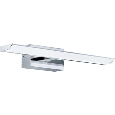 EGLO connect LED Wandlampe Tabiano-C, 1 flammige LED Spiegelleuchte aus Stahl und Kunststoff in Chrom, Weiß, Badezimmer Lampe mit Farbtemperaturwechsel (warm kalt), RGB, dimmbar, IP 44, L 60,5 cm EGLO connect LED Wandlampe Tabiano-C, 1 flammige LED Spiegelleuchte aus Stahl und Kunststoff in Chrom, Weiß, Badezimmer Lampe mit Farbtemperaturwechsel (warm kalt), RGB, dimmbar, IP 44, L 60,5 cm