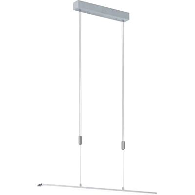 Fischer & Honsel Pendelleuchte, Metz TW aluminiumfarben matt L: 90 cm, B: 6 cm Höhenverstellbar 95-150 cm mit Taster stufenlos dimmbar Farbtemperatureinstellung 3 Stufen 60995 EEG: F Fischer & Honsel Pendelleuchte, Metz TW aluminiumfarben matt L: 90 cm, B: 6 cm Höhenverstellbar 95-150 cm mit Taster stufenlos dimmbar Farbtemperatureinstellung 3 Stufen 60995 EEG: F