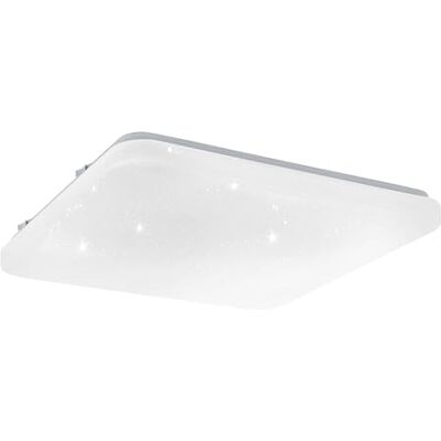 EGLO LED Deckenlampe Frania-S, 1 flammige Deckenleuchte mit Sternenhimmel-Effekt, Material: Stahl, Kunststoff, Farbe: Weiß, L: 33 cm EGLO LED Deckenlampe Frania-S, 1 flammige Deckenleuchte mit Sternenhimmel-Effekt, Material: Stahl, Kunststoff, Farbe: Weiß, L: 33 cm