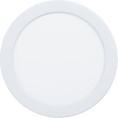 EGLO LED Einbaustrahler Alange, runde Deckenleuchte, Deckenlampe aus Metall und Kunststoff in Weiß, Einbauleuchte in warmweiß, Ø 16,6 cm EGLO LED Einbaustrahler Alange, runde Deckenleuchte, Deckenlampe aus Metall und Kunststoff in Weiß, Einbauleuchte in warmweiß, Ø 16,6 cm
