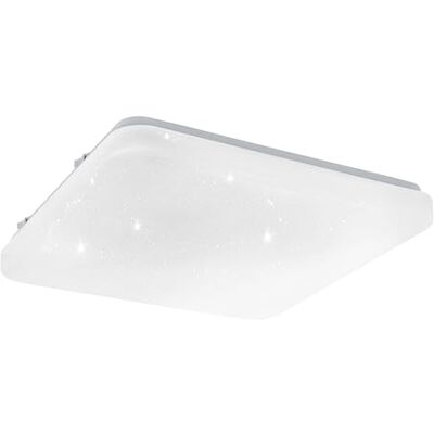 EGLO LED Deckenlampe Frania-S, 1 flammige Deckenleuchte mit Sternenhimmel-Effekt, Material: Stahl, Kunststoff, Farbe: Weiß, L: 28 cm EGLO LED Deckenlampe Frania-S, 1 flammige Deckenleuchte mit Sternenhimmel-Effekt, Material: Stahl, Kunststoff, Farbe: Weiß, L: 28 cm