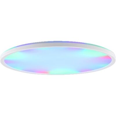 Brilliant LED Panel Lumaro rund Ø 42 cm dimmbare Deckenleuchte mit Fernbedienung 3000 Lumen, 4000K neutralweiß ICRGB Farbwechsel & Memory- Funktion für Wohn- & Arbeitsbereiche Brilliant LED Panel Lumaro rund Ø 42 cm dimmbare Deckenleuchte mit Fernbedienung 3000 Lumen, 4000K neutralweiß ICRGB Farbwechsel & Memory- Funktion für Wohn- & Arbeitsbereiche