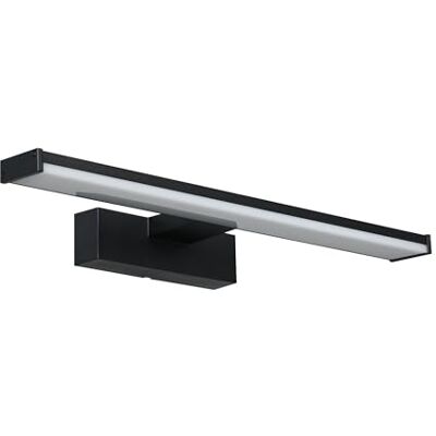 EGLO LED Wandlampe Pandella 1, Wandleuchte Spiegel, Spiegelleuchte aus Aluminium und Kunststoff, Badezimmer Lampe in Schwarz, Weiß, Feuchtraumleuchte, IP44, neutralweiß, L 40 cm EGLO LED Wandlampe Pandella 1, Wandleuchte Spiegel, Spiegelleuchte aus Aluminium und Kunststoff, Badezimmer Lampe in Schwarz, Weiß, Feuchtraumleuchte, IP44, neutralweiß, L 40 cm
