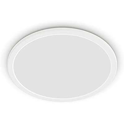 Philips LED Badezimmer Deckenleuchte Superslim (15 W), 3 Lichteinstellungen, warmweißes Licht, dimmen ohne Dimmer, IP44 Schutz, weiß, 25cm Philips LED Badezimmer Deckenleuchte Superslim (15 W), 3 Lichteinstellungen, warmweißes Licht, dimmen ohne Dimmer, IP44 Schutz, weiß, 25cm