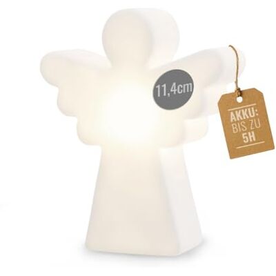 8 seasons design LED Engel Mini-Leuchte Shining Angel Micro – Dekolampe 11 cm kabellos mit Akku & USB-C aufladbar Tischdeko, Adventsbeleuchtung, leuchtende Winterdeko, Weihnachten 8 seasons design LED Engel Mini-Leuchte Shining Angel Micro – Dekolampe 11 cm kabellos mit Akku & USB-C aufladbar Tischdeko, Adventsbeleuchtung, leuchtende Winterdeko, Weihnachten