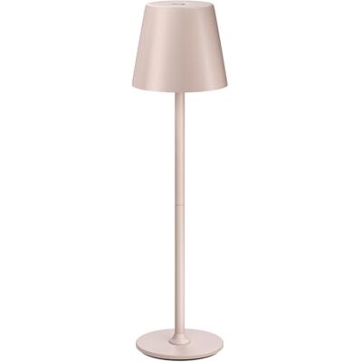 UPXNBOR LED Tischlampe Kabellos, Dimmbare Nachttischlampe Touch, Akku Tischleuchte Kabellos, Indoor Outdoor Tischlampe Akku, 3-stufig Warmlicht, IP54 Wasserdicht, Vollmetallgehäuse, Beige-Rosé UPXNBOR LED Tischlampe Kabellos, Dimmbare Nachttischlampe Touch, Akku Tischleuchte Kabellos, Indoor Outdoor Tischlampe Akku, 3-stufig Warmlicht, IP54 Wasserdicht, Vollmetallgehäuse, Beige-Rosé