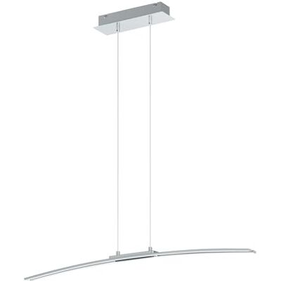 EGLO LED Pendellampe Lasana, 1 flammige Pendelleuchte, Hängeleuchte aus Alu, Stahl, Kunststoff, Farbe: Chrom, weiß EGLO LED Pendellampe Lasana, 1 flammige Pendelleuchte, Hängeleuchte aus Alu, Stahl, Kunststoff, Farbe: Chrom, weiß