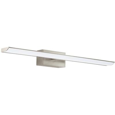 EGLO LED Spiegelleuchte Tabiano, Lampe Spiegel Badezimmer, Stahl in nickel-matt, Kunststoff in weiss neutralweiß EGLO LED Spiegelleuchte Tabiano, Lampe Spiegel Badezimmer, Stahl in nickel-matt, Kunststoff in weiss neutralweiß