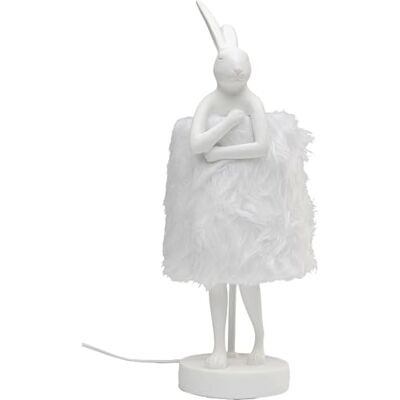 Kare Design Tischleuchte Animal Rabbit, Weiß/Silber, Hasenleuchte, Tischlampe, Schlafzimmerlampe, Tiermotiv, kein Leuchtmittel enthalten, 50x18x20 cm (H/B/T) Kare Design Tischleuchte Animal Rabbit, Weiß/Silber, Hasenleuchte, Tischlampe, Schlafzimmerlampe, Tiermotiv, kein Leuchtmittel enthalten, 50x18x20 cm (H/B/T)