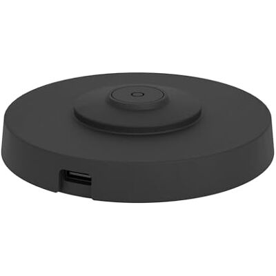 EGLO Ladestation Single Charging Pad, Ladegerät für Outdoor Tischlampen der Serie Ponente, Ladegerät mit USB-C Ladekabel, Kunststoff in Schwarz, Ø 8 cm EGLO Ladestation Single Charging Pad, Ladegerät für Outdoor Tischlampen der Serie Ponente, Ladegerät mit USB-C Ladekabel, Kunststoff in Schwarz, Ø 8 cm