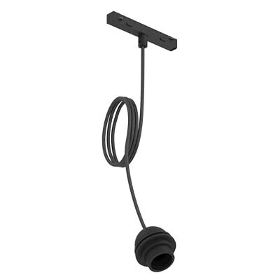 EGLO Zubehör für Schienensystem Easy Track, Hängelampe Adapter für Schienenleiste, Pendelleuchte zum Stecken, Accessoire Lichtschiene Decke, Kunststoff in Schwarz, E27 Fassung EGLO Zubehör für Schienensystem Easy Track, Hängelampe Adapter für Schienenleiste, Pendelleuchte zum Stecken, Accessoire Lichtschiene Decke, Kunststoff in Schwarz, E27 Fassung