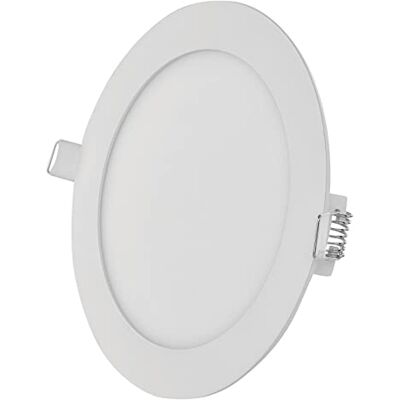 EMOS LED Panel 12,5 W, runde 1000 lm Einbauleuchte, Deckenleuchte in Weiß mit Durchmesser 17 cm, extra flach, Einbautiefe 2,1 cm, Lichtfarbe warmweiß 3000 K, inkl. LED-Treiber EMOS LED Panel 12,5 W, runde 1000 lm Einbauleuchte, Deckenleuchte in Weiß mit Durchmesser 17 cm, extra flach, Einbautiefe 2,1 cm, Lichtfarbe warmweiß 3000 K, inkl. LED-Treiber