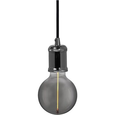 Osram Vintage 1906® Pendelleuchte BOBBIN E27, gun metal, max. 25W (LED 15W), E27 Sockel, Innenraum-Pendelleuchte, runder Baldachin, Kombination mit 1906 Vintage- oder smarten Lampen Osram Vintage 1906® Pendelleuchte BOBBIN E27, gun metal, max. 25W (LED 15W), E27 Sockel, Innenraum-Pendelleuchte, runder Baldachin, Kombination mit 1906 Vintage- oder smarten Lampen