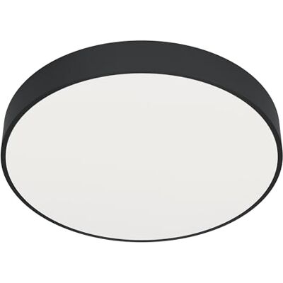 EGLO Access LED Deckenleuchte Zubieta-A, 1 flammige Wandlampe, Aufbauleuchte aus Stahl und Kunststoff in Schwarz, Weiß, mit Fernbedienung, Farbtemperaturwechsel (warm, neutral, kalt), dimmbar, Ø 30 cm EGLO Access LED Deckenleuchte Zubieta-A, 1 flammige Wandlampe, Aufbauleuchte aus Stahl und Kunststoff in Schwarz, Weiß, mit Fernbedienung, Farbtemperaturwechsel (warm, neutral, kalt), dimmbar, Ø 30 cm