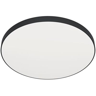 EGLO Access LED Deckenleuchte Zubieta-A, 1 flammige Wandlampe, Aufbauleuchte aus Stahl und Kunststoff in Schwarz, Weiß, mit Fernbedienung, Farbtemperaturwechsel (warm, neutral, kalt), dimmbar, Ø59,5cm EGLO Access LED Deckenleuchte Zubieta-A, 1 flammige Wandlampe, Aufbauleuchte aus Stahl und Kunststoff in Schwarz, Weiß, mit Fernbedienung, Farbtemperaturwechsel (warm, neutral, kalt), dimmbar, Ø59,5cm