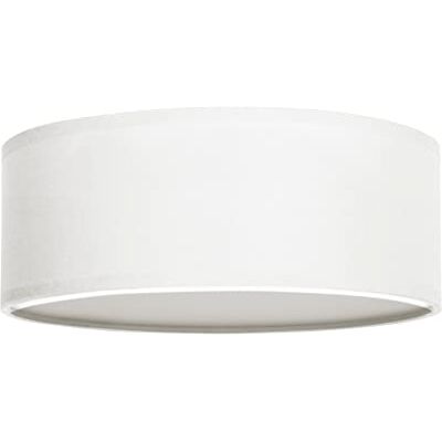 Smartwares Deckenleuchte – Textilschirm – 30 cm Ø – 2x E14 – Max. 40 W – Für LED geeignet – Weiß – 10.004.63 Smartwares Deckenleuchte – Textilschirm – 30 cm Ø – 2x E14 – Max. 40 W – Für LED geeignet – Weiß – 10.004.63