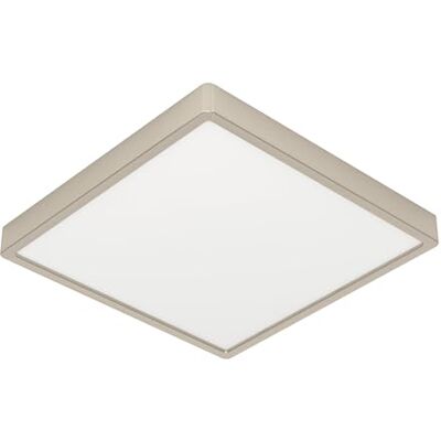 EGLO LED Deckenleuchte Fueva 6, quadratische Deckenlampe, Aufbaulampe aus Metall in Silber und Kunststoff Weiß, Deckenbeleuchtung warmweiß-kaltweiß, 29x29 cm EGLO LED Deckenleuchte Fueva 6, quadratische Deckenlampe, Aufbaulampe aus Metall in Silber und Kunststoff Weiß, Deckenbeleuchtung warmweiß-kaltweiß, 29x29 cm