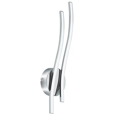 EGLO LED Wandlampe Valmora, 2 flammige Wandleuchte, Material: Alu, Kunststoff, Farbe: Chrom EGLO LED Wandlampe Valmora, 2 flammige Wandleuchte, Material: Alu, Kunststoff, Farbe: Chrom