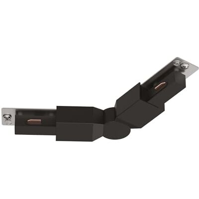 EGLO Zubehör für Schienensystem Easy Track, Eckverbinder 75-180° Winkel, verstellbarer Verbinder für Schienenleiste, Accessoire Lichtschiene Decke, Kunststoff in Schwarz EGLO Zubehör für Schienensystem Easy Track, Eckverbinder 75-180° Winkel, verstellbarer Verbinder für Schienenleiste, Accessoire Lichtschiene Decke, Kunststoff in Schwarz