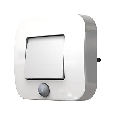 Osram Lunetta Hall Sensor Nachtlicht Weiß, Bewegungssensor, Tageslichtsensor, LED-Technik, IP20, 0,7 W, Steckdoseneinsatz Osram Lunetta Hall Sensor Nachtlicht Weiß, Bewegungssensor, Tageslichtsensor, LED-Technik, IP20, 0,7 W, Steckdoseneinsatz