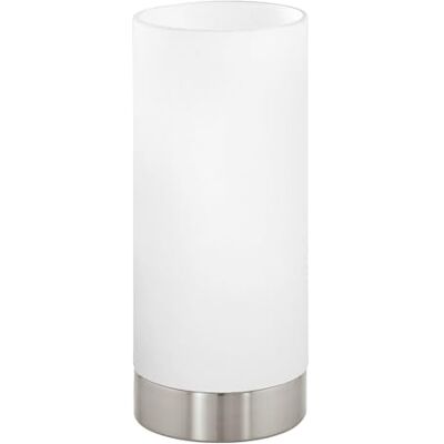 EGLO Tischlampe Damasco 1, Deko Tischleuchte Glas weiß EGLO Tischlampe Damasco 1, Deko Tischleuchte Glas weiß