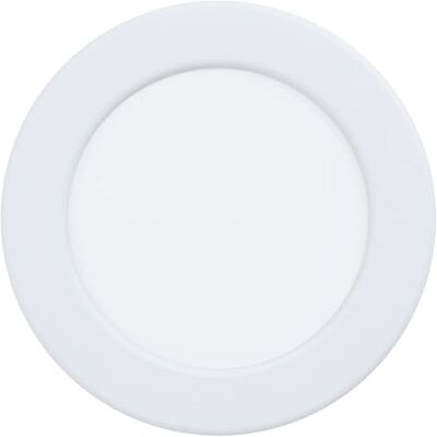 EGLO LED Einbaustrahler Fueva 6, Spot Deckenleuchte, runder Einbauspot, Deckenstrahler aus Kunststoff in Weiß, warmweiß-kaltweiß, ∅ 11,7 cm EGLO LED Einbaustrahler Fueva 6, Spot Deckenleuchte, runder Einbauspot, Deckenstrahler aus Kunststoff in Weiß, warmweiß-kaltweiß, ∅ 11,7 cm