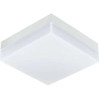 EGLO LED Außen-Deckenlampe Sonella, 1 flammige Außenleuchte für Wand und Decke, Deckenleuchte aus Kunststoff, Farbe: Weiß, IP44 EGLO LED Außen-Deckenlampe Sonella, 1 flammige Außenleuchte für Wand und Decke, Deckenleuchte aus Kunststoff, Farbe: Weiß, IP44