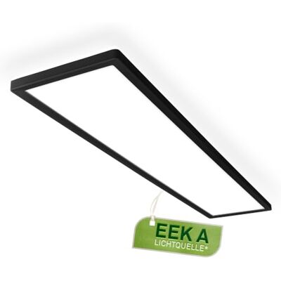 BRILONER LED Panel mit EEK A Lichtquelle 22,5W 4800lm Schwarz 98 cm Flach Indirektes Licht Deckenlampe LED Lampe Deckenleuchte Wohnzimmerlampe Küchenlampe Deckenlampe Schlafzimmer BRILONER LED Panel mit EEK A Lichtquelle 22,5W 4800lm Schwarz 98 cm Flach Indirektes Licht Deckenlampe LED Lampe Deckenleuchte Wohnzimmerlampe Küchenlampe Deckenlampe Schlafzimmer