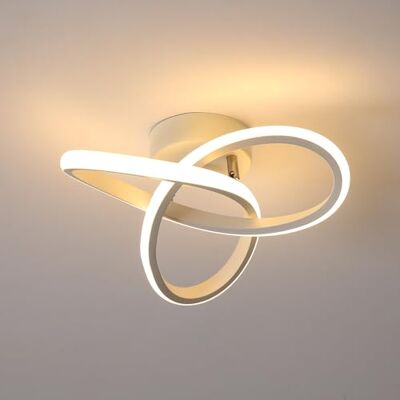 Comely LED Deckenleuchte, 22W 2500LM Deckenlampe 3000K Warmweiß, Moderne Deckenleuchte aus Aluminium LED Lampe Weiß für Wohnzimmer Schlafzimmer Flur Küche Balkon Comely LED Deckenleuchte, 22W 2500LM Deckenlampe 3000K Warmweiß, Moderne Deckenleuchte aus Aluminium LED Lampe Weiß für Wohnzimmer Schlafzimmer Flur Küche Balkon